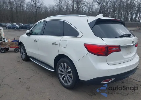 2014 Acura Mdx Advance Pkg W/Entertainment Pkg из США, поврежденный, VIN 5FRYD4H80EB032639